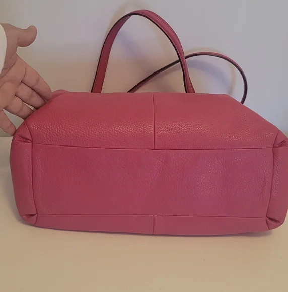 Coach Pink Ruby Leather Phoebe Shoulder Bag - Picture 14 of 15